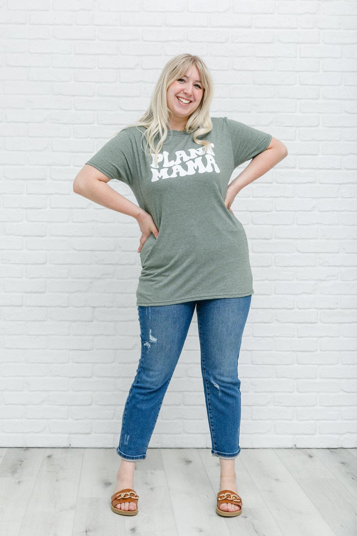 Green Thumb Graphic Tee - KASH'S BOUTIQUE