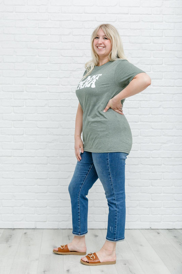 Green Thumb Graphic Tee - KASH'S BOUTIQUE