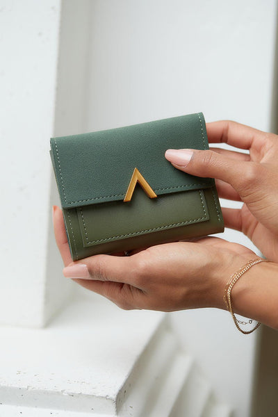 True North Wallet in Green - KASH'S BOUTIQUE