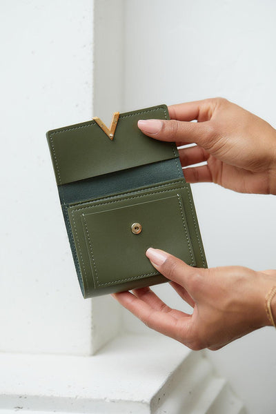 True North Wallet in Green - KASH'S BOUTIQUE