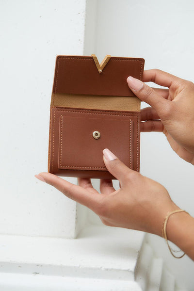 True North Wallet in Cognac - KASH'S BOUTIQUE