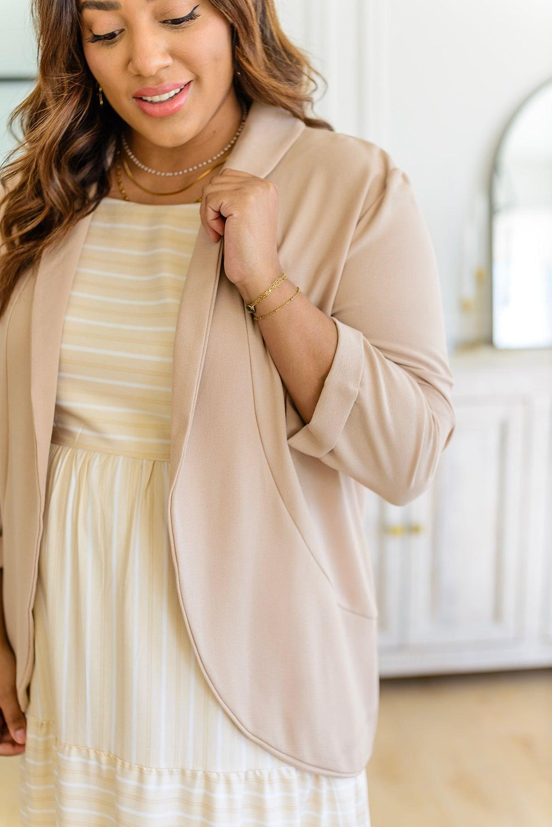 Cherish it All Shawl Collar Jacket - KASH'S BOUTIQUE