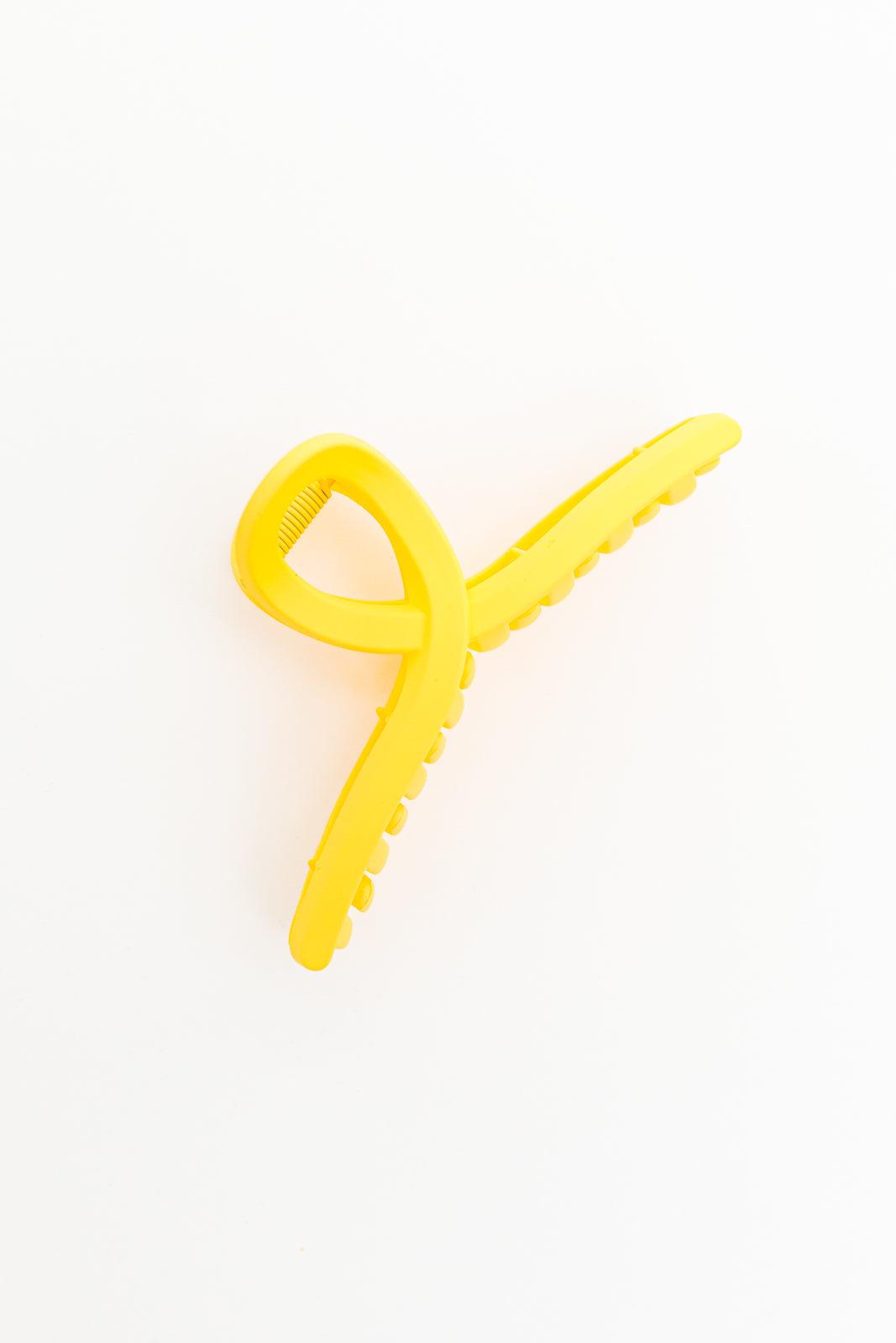 Claw Clip Set of 4 in Lemon - Kash's Boutique