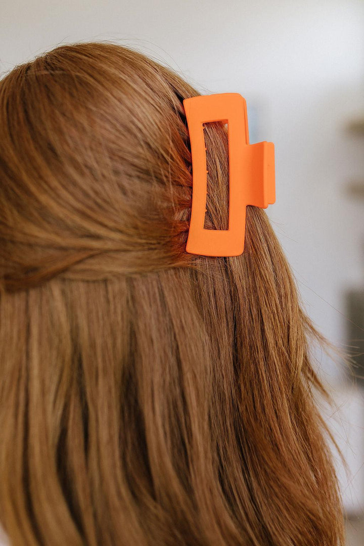 Claw Clip Set of 4 in Orange - Kash's Boutique