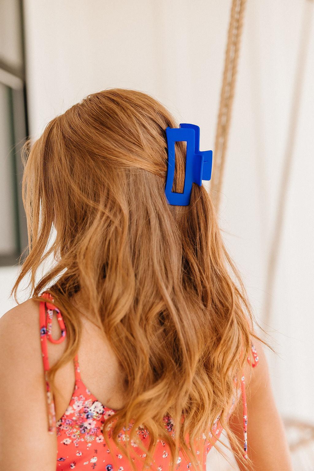 Claw Clip Set of 4 in Royal Blue - Kash's Boutique