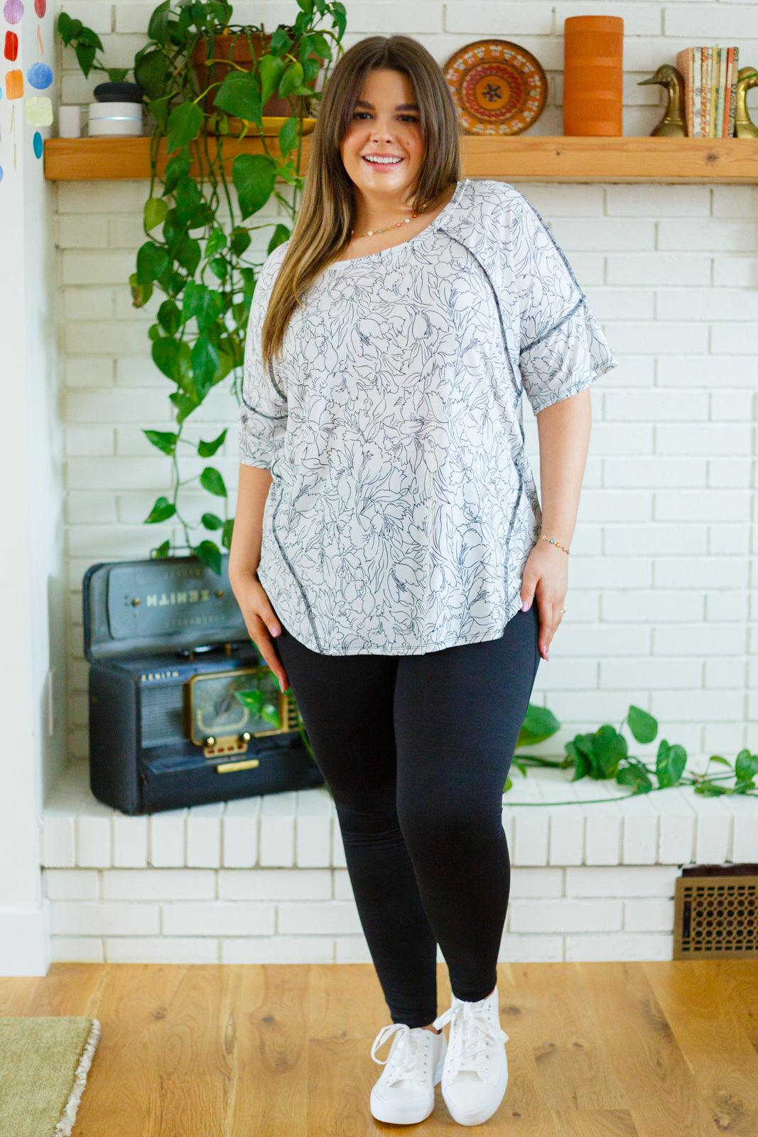 Endless Joy Floral Top - KASH'S BOUTIQUE