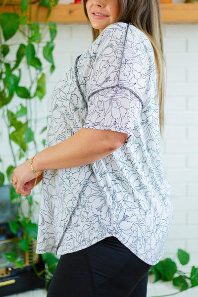 Endless Joy Floral Top - KASH'S BOUTIQUE