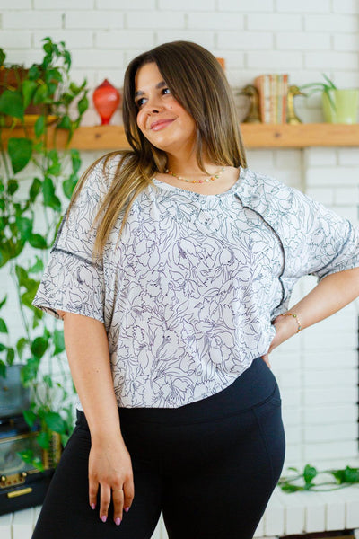 Endless Joy Floral Top - KASH'S BOUTIQUE