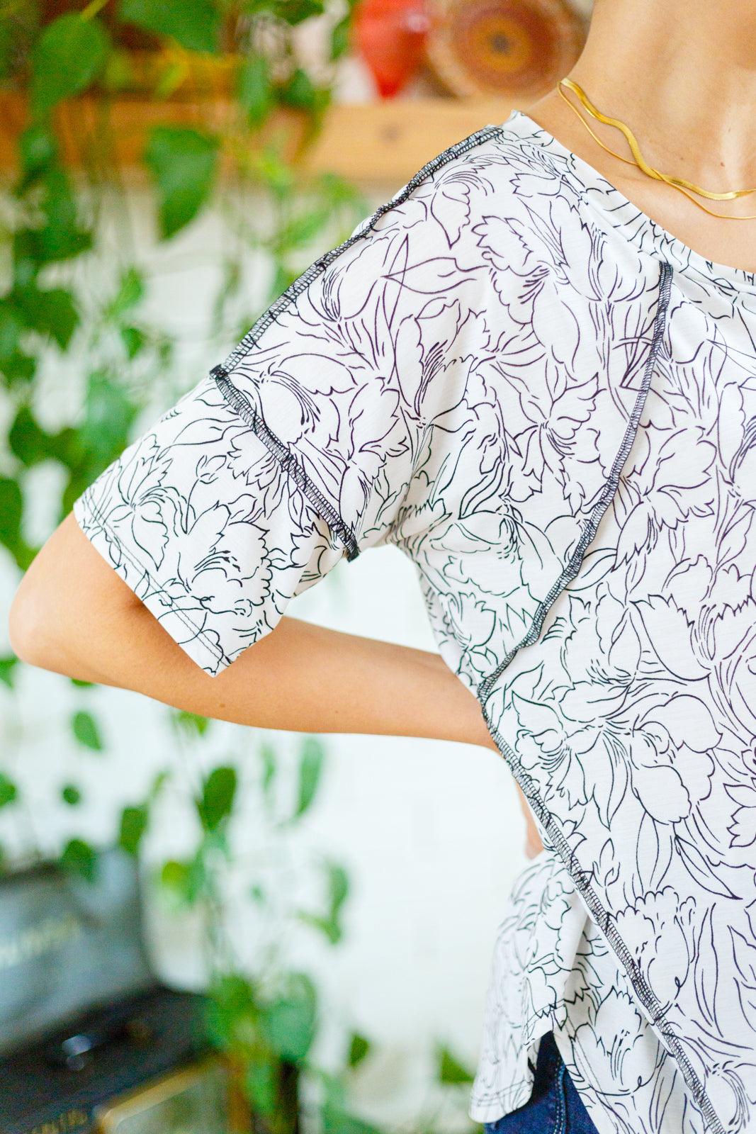 Endless Joy Floral Top - KASH'S BOUTIQUE