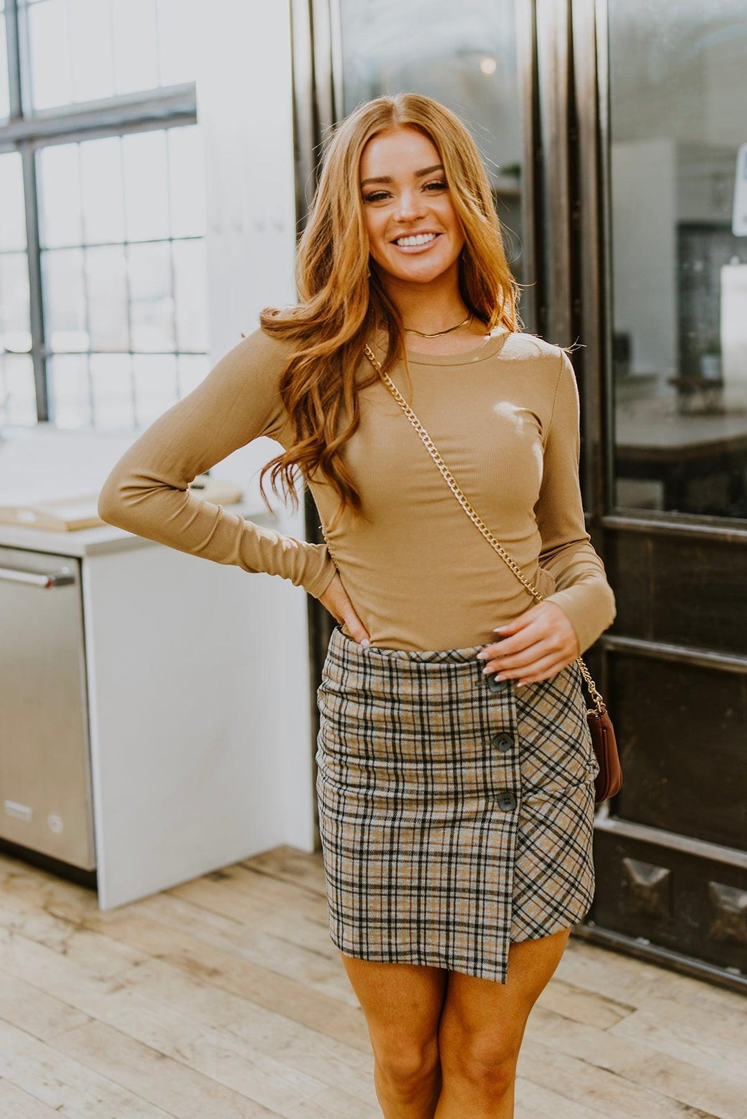 Late To Class Plaid Mini Skort - KASH'S BOUTIQUE