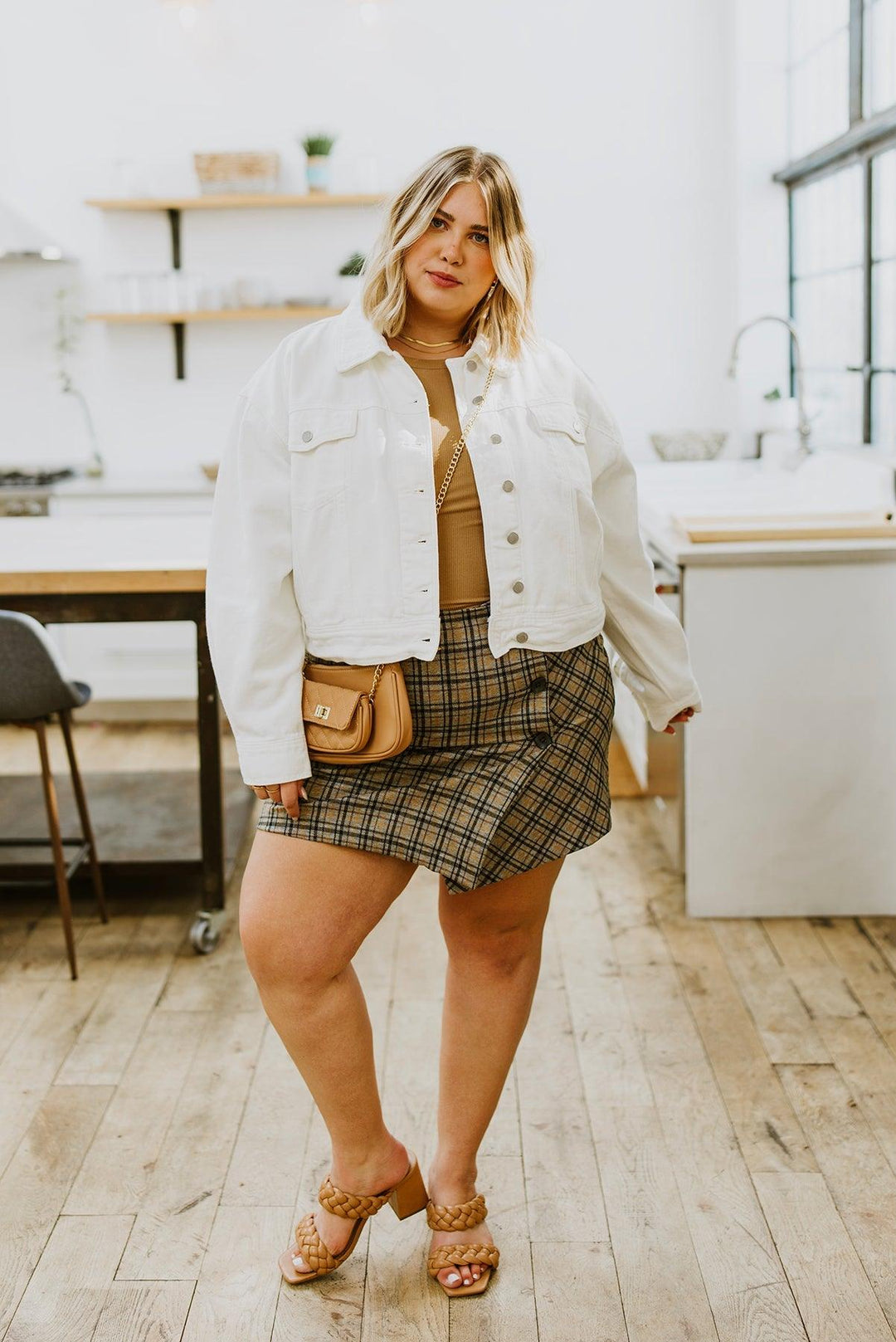 Late To Class Plaid Mini Skort - KASH'S BOUTIQUE