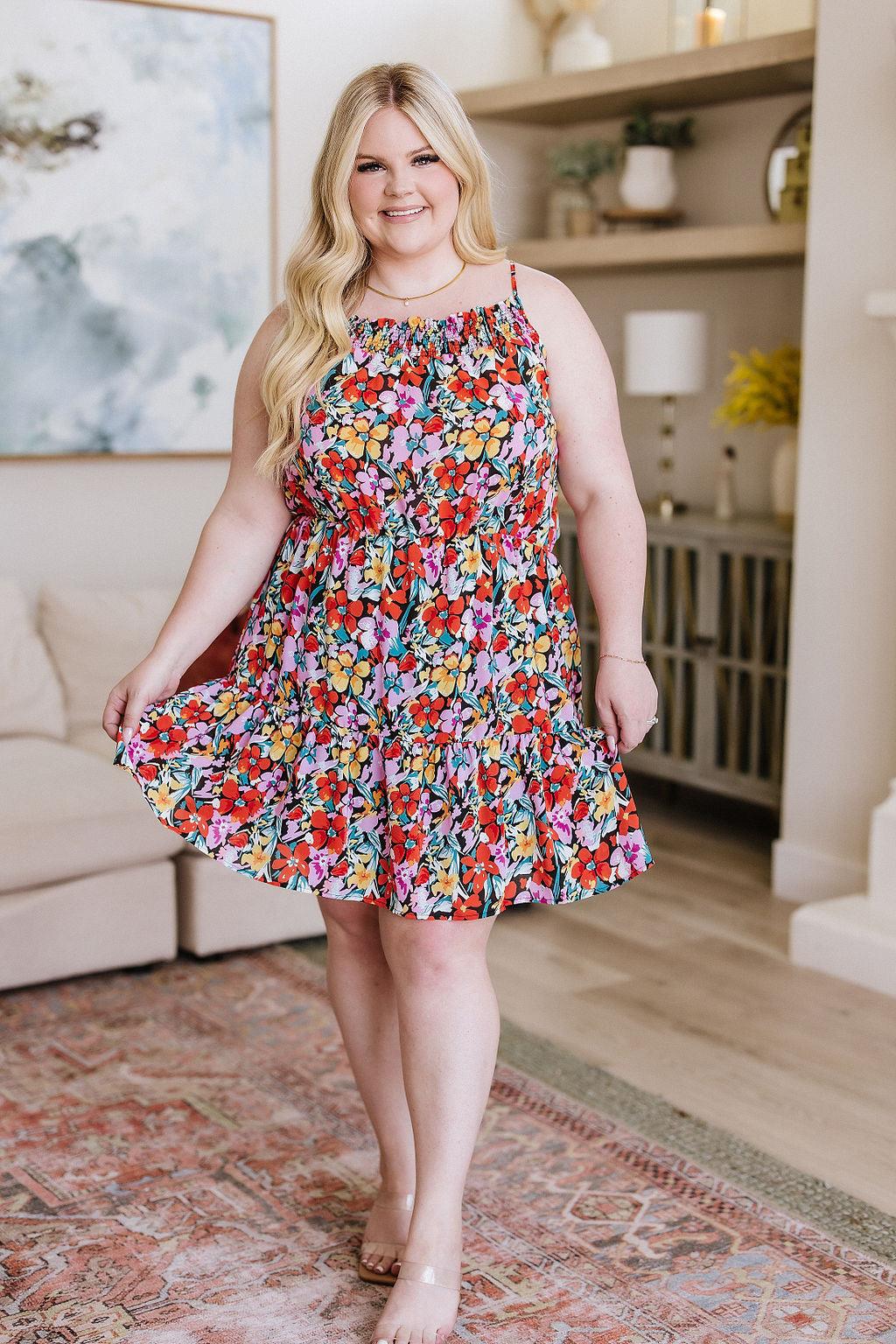 My Side of the Story Short Floral Dress - Kash's Boutique