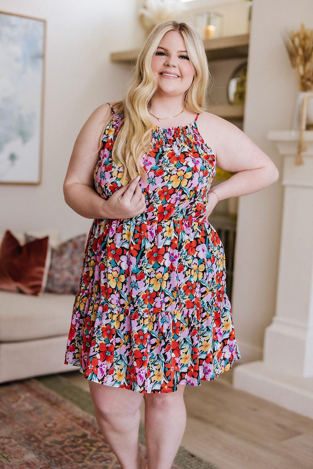 My Side of the Story Short Floral Dress - Kash's Boutique