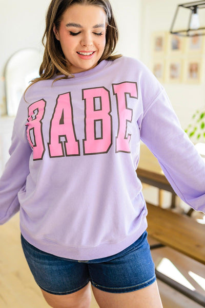 She's a Babe Sweater - KASH'S BOUTIQUE