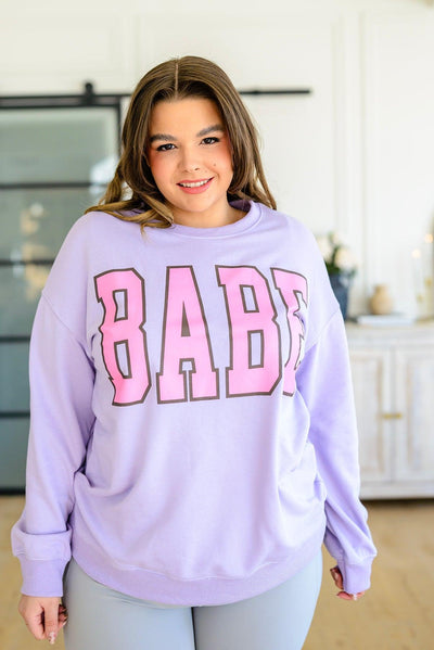 She's a Babe Sweater - KASH'S BOUTIQUE