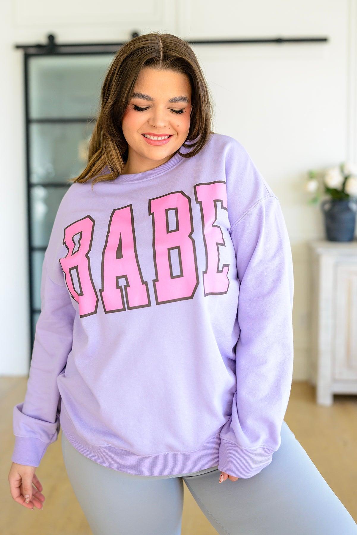 She's a Babe Sweater - KASH'S BOUTIQUE