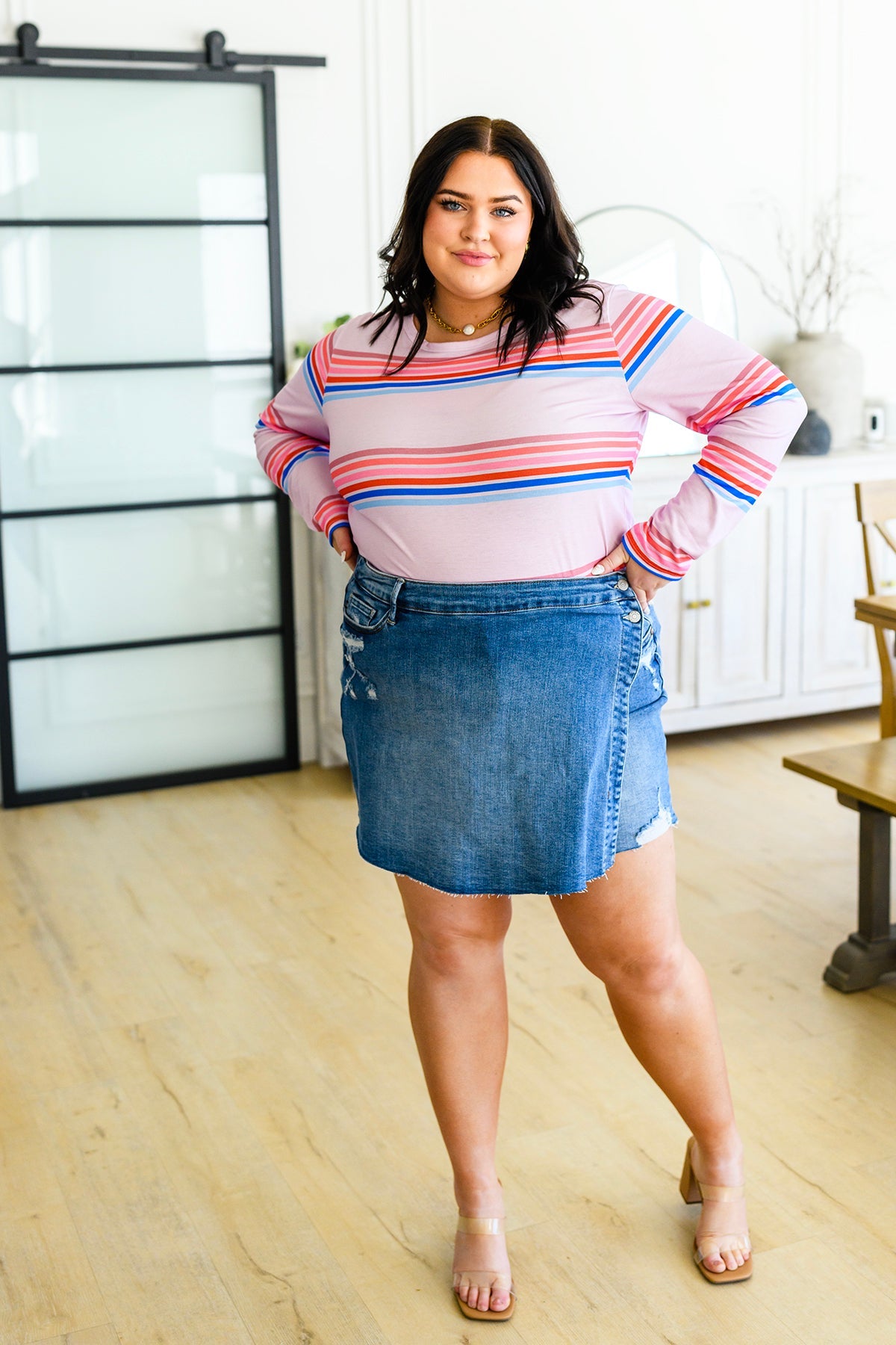 Sweet Like Candy Striped Long Sleeve Top