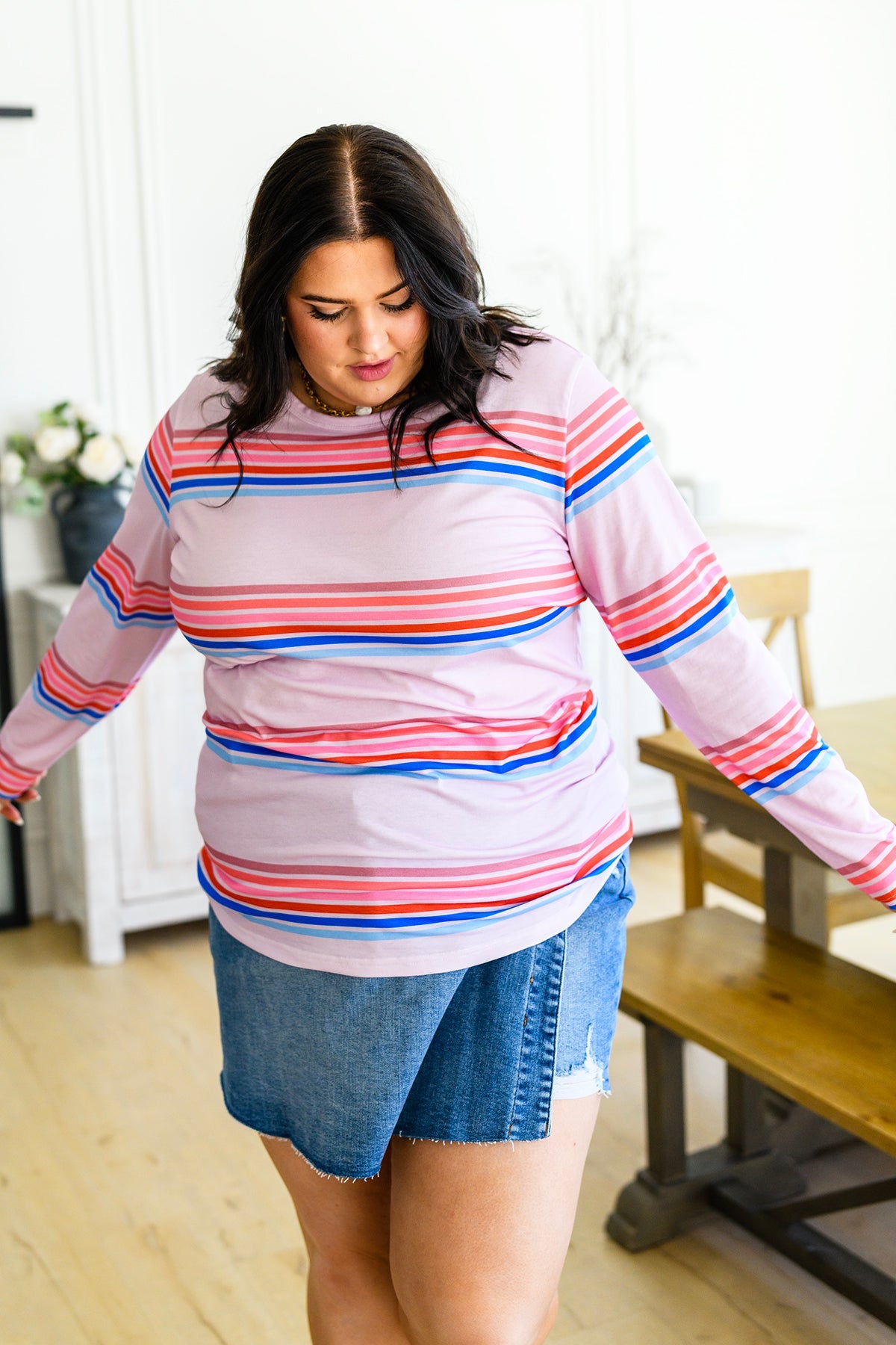 Sweet Like Candy Striped Long Sleeve Top